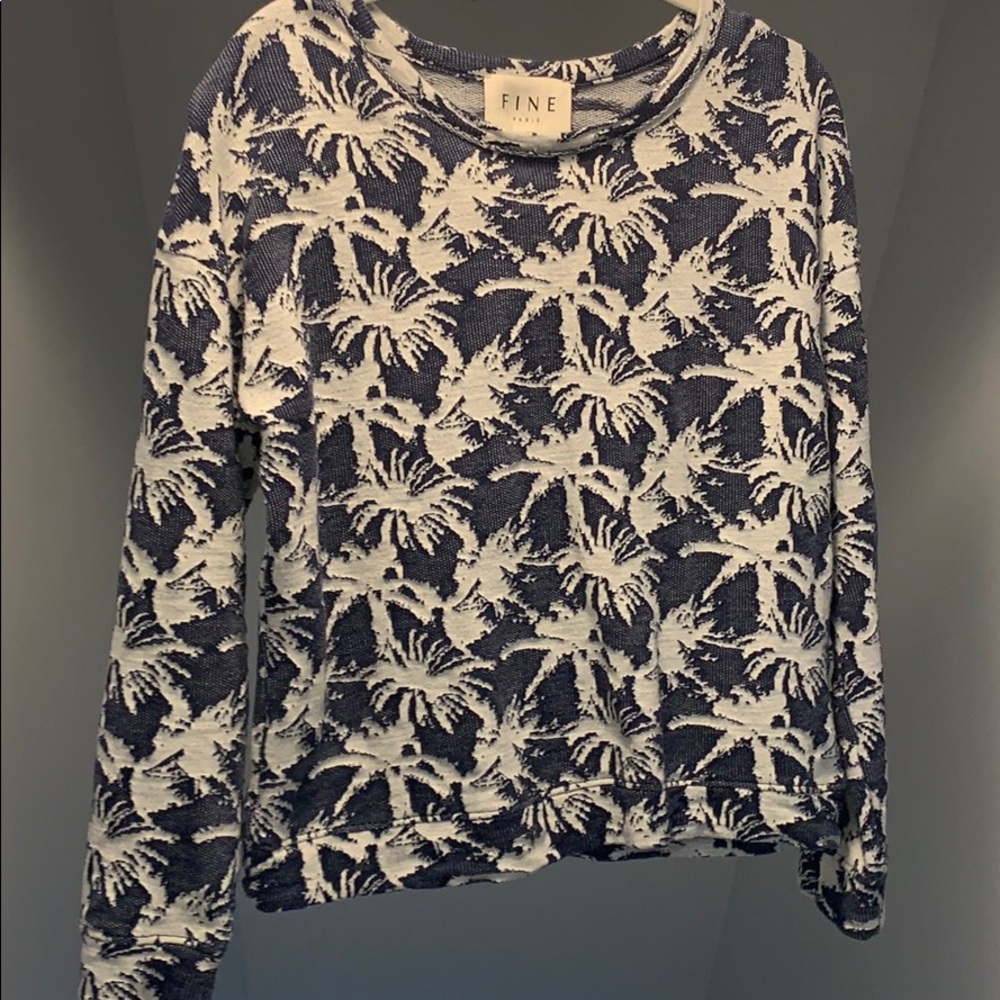 FINE Paris Palm Crew Neck